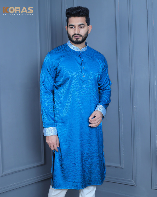 Premium Quality Jacquard Fabics Slim Fit Panjabi