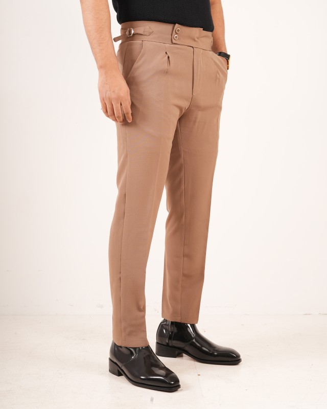 Premium Gurkha Style Formal Pant - Nude