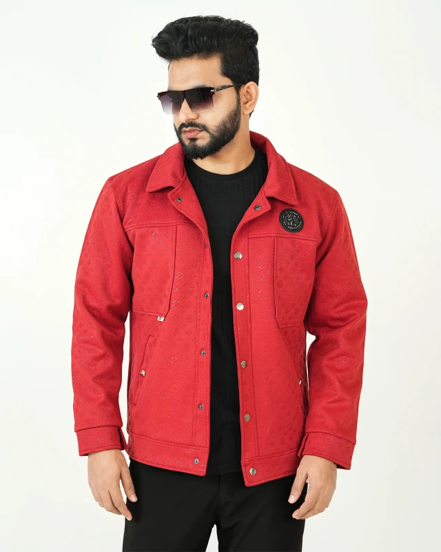 Premium China Imported High Grade LV Embossed Jacket